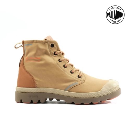 Dámské Boty Palladium Pampa Lite+ Recycle WP+ Hnědé | CZ QDO-39L